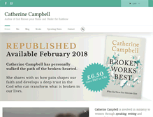 Tablet Screenshot of catherine-campbell.com